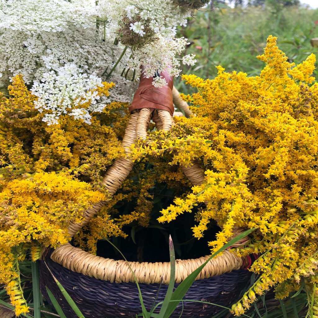 wildflower basket
